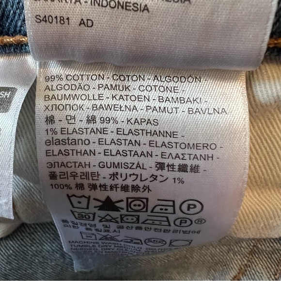 Vintage Women’s Levi's Men’s Jeans High Rise Denim Cut Off Shorts - Picture 8 of 9